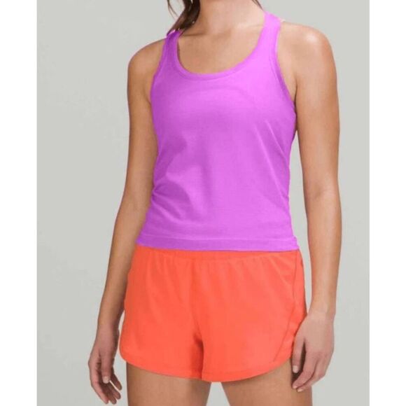 LULULEMON ATHLETICA Swiftly Teck Racerback 2.0 'Race Length' Size 4 - Picture 1 of 3